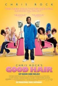 Chris Rock's documentary "Good Hair" promotional poster.