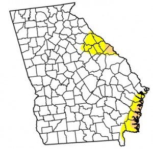 More than 92 percent of Georgia is free of any drought condition, as of April 23. Credit: U.S. Drought Monitor
