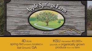 Kennesaw State University is starting a degree program on sustainable culinary practices, which draws on an array of programs including the university's farm to campus operation. Credit: KSU