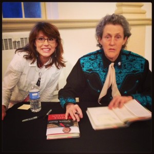 Photo of Paige Mitts and Temple Grandin