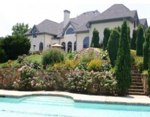 This home in Alpharetta comes with two acres and a pool for $1.1 million. Credit: trulia.com