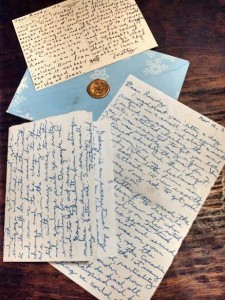 Photo of a letter to British Columbia, part of Randy Osborne's Letter a Day Project in 2013 and beyond.