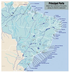 Brazil's principal ports