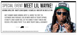 Rapper Lil Wayne is making the cross-over from a rapper to an apparel icon. Credit: trukfit.com