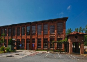 Adaptive reuse in Porterdale: lofts today, cotton mill yesterday.