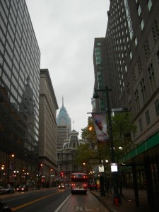 Downtown Philadelphia with City Hall in the background (Photos by Maria Saporta)