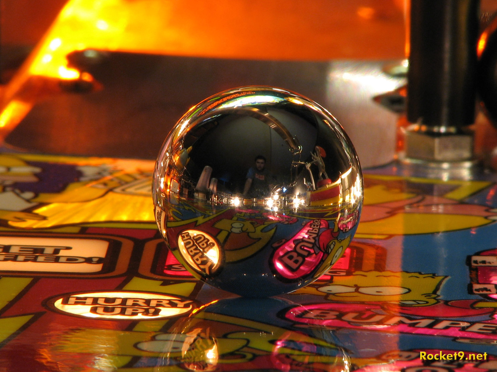 pinball in motion