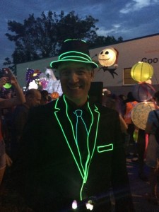 Paul Morris, Atlanta BeltLine CEO, during 2014 Lantern Parade (Special from Paul Morris)