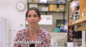 Emory biology instructor Justine Liepkalns, with a doctorate in immunology, says on a crowdfunding video the results are worth pursuing. Credit: indiegogo.com