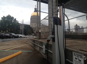 Charging station at Georgia Capitol