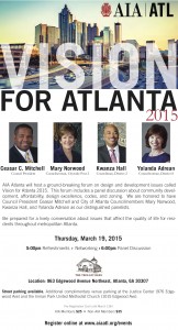 Vision for Atlanta 2015 Forum flyer