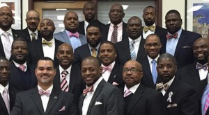 On Saturday, local Alpha Phi Alpha brothers will host a sold-out Derby Party at the City Club of Buckhead, where bow ties are the signature apparel for men.