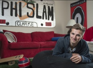 UGA senior Adam Tenny organizes alcohol-free parties for students in his work with the student group, whose motto is, "When was the last time you had your mind blown?” Credit: chronicle.com