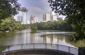 Atlanta skyline - piedmont park