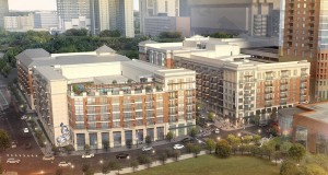 An apartment structure is to be built near Centennial Olympic Park starting sometime in the fourth quarter, Post Properties President/CEO Dave Stockert said in an earnings call. Credit: lrk.com