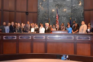 Every member of the Atlanta City Council signed a resolution that proclaims every June 26 to be LGBT Equality Day in the city. Atlanta Councilmember Kwanza Hall sponsored the legislation. Credit: City of Atlanta