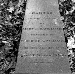 Cemetery, inscription