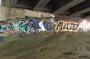 Peachtree Creek, murals