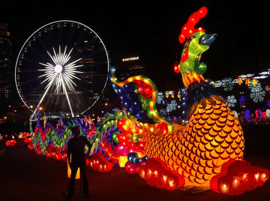 Bonnie Heath captured this amazing shot from the Chinese Lantern Festival at Centennial Olympic Park.