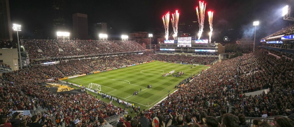 On the Pitch: Atlanta United Embraces Crowd at Mercedes-Benz