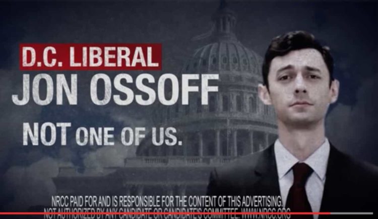 not one of us, ossoff