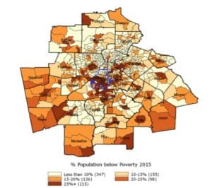population below poverty, 2015