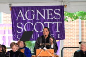Oprah Winfrey speaks at Agnes Scott College Commencement 