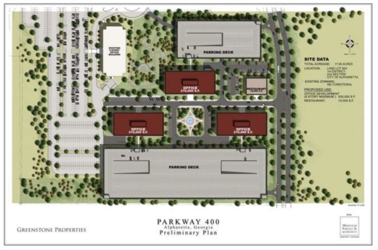 parkway 400, map