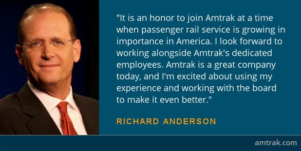 Richard Anderson Amtrak