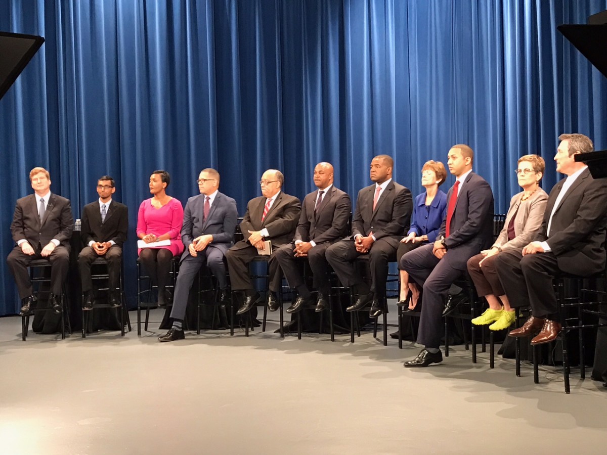 Days before early voting begins, some of Atlanta's mayoral hopefuls took a chance to ask each other some pretty pointed questions at a debate. Credit: Maria Saporta