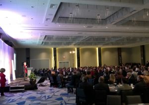 A few hundred political and business leaders attended the State of MARTA breakfast Friday. Credit: Kelly Jordan
