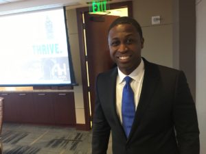 Brandon Riddick-Seals, is the business development manager for Brasfield & Gorrie, LLC. A board member of Atlanta Housing, he was voted the authority's interim president and CEO on Tuesday. Credit: Maggie Lee