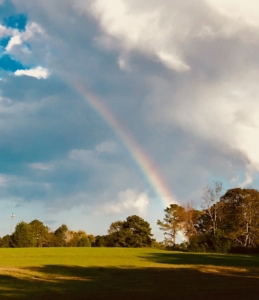 A rainbow in Chattahoochee Hills. Credit: Kelly Jordan