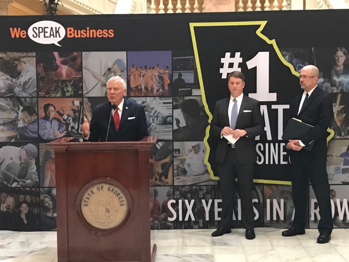 Gov. Deal best state for business