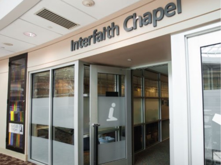 airport, interfaith chapel