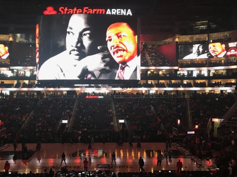Atlanta Hawks leaders salute native son Martin Luther King Jr