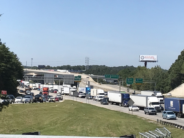 Traffic congestion, I-285