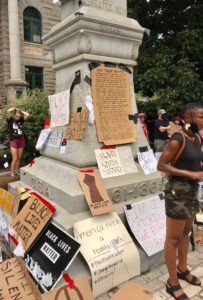 DeKalb County Confederate obelisk protest