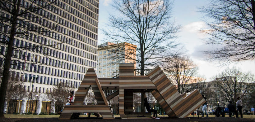 The ATL playground in Woodruff Park. (Credit: Sinan CC BY 2.0