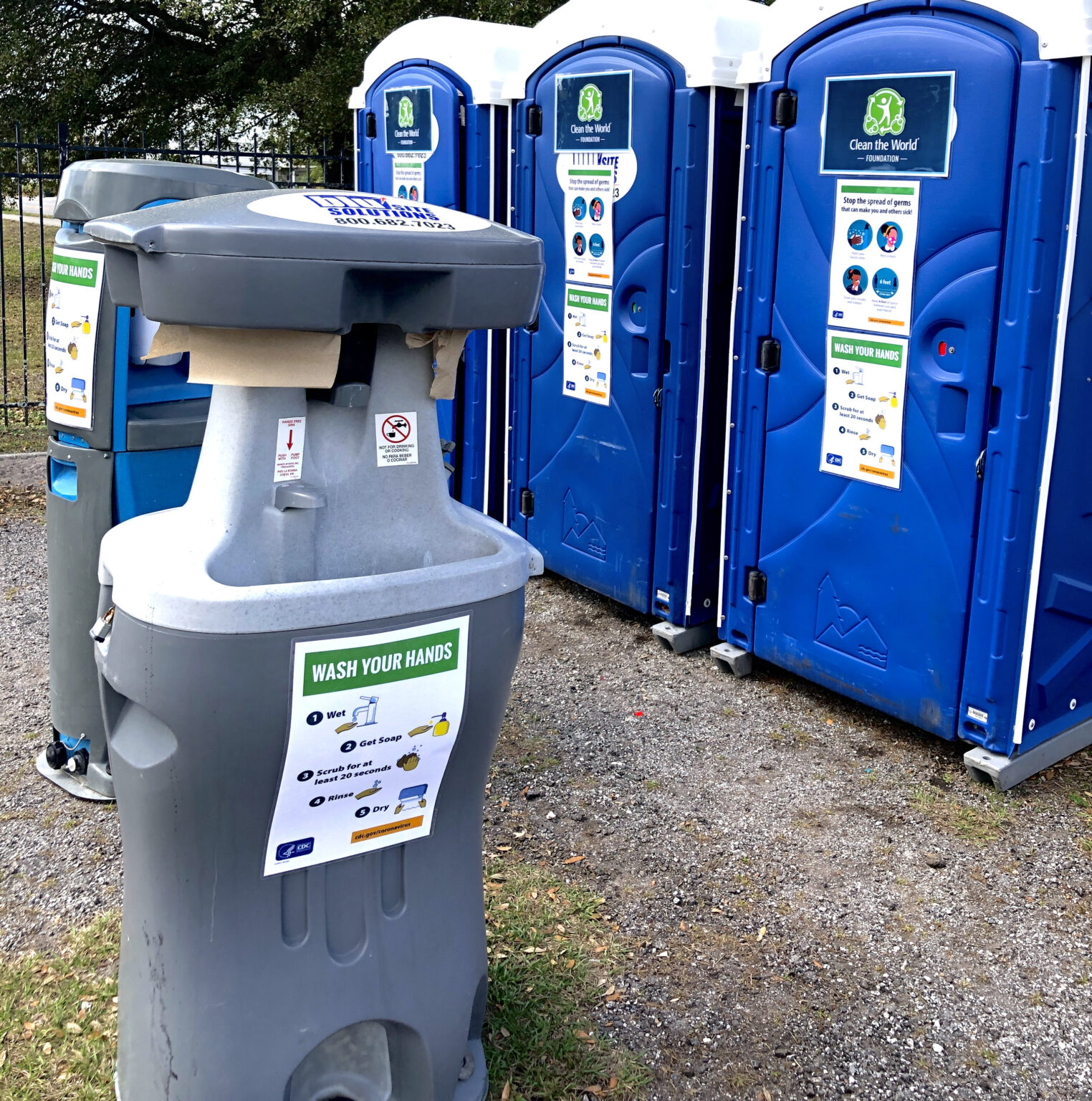 Caring For The Homeless Providing Access To Sanitation Stations During