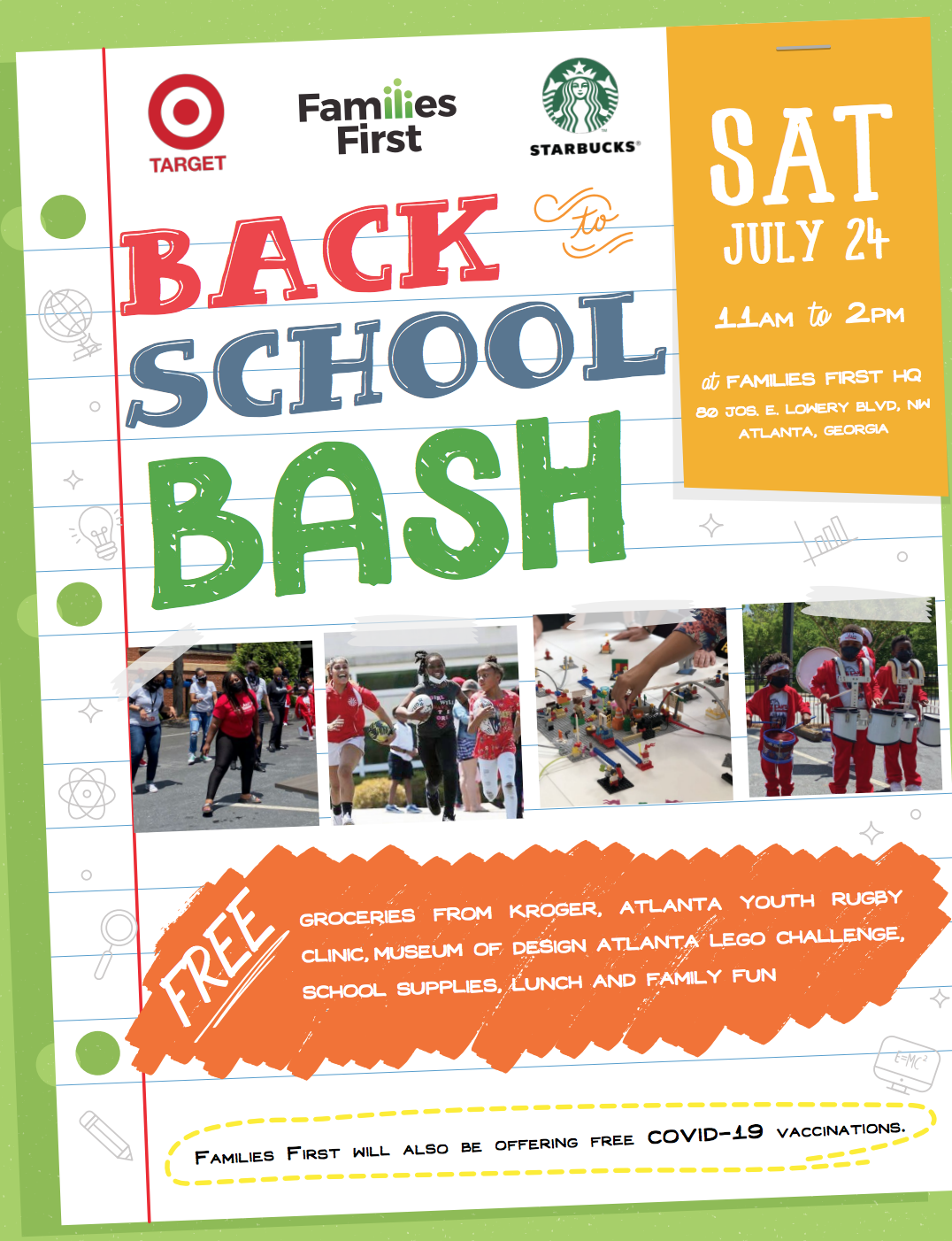 Families First Brings Community Together For Back To School Bash Promoting The Power Of Resilience And Education To Get Families Ready For Back To School Saportareport
