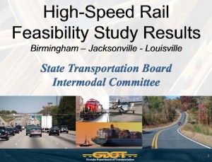 High Speed Rail Report, cover