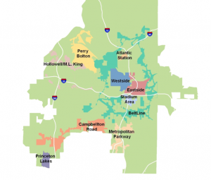 TAD map-Atlanta audit, 2012
