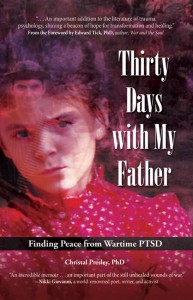 Cover image from Christal Presley's memoir, "Thirty Days with My Father: Finding Peace from Wartime PTSD.” It will be published in November.