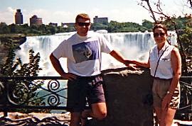 Dana and Scott Thompson at Niagara Falls