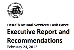 DeKalb County Animal Services Task Force Report
