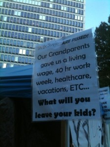 Occupy Atlanta addresses an array of concerns. Credit: David Pendered