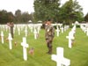 The real cemetery in Normandy, France. (Credit: American Battle Monuments Commission )